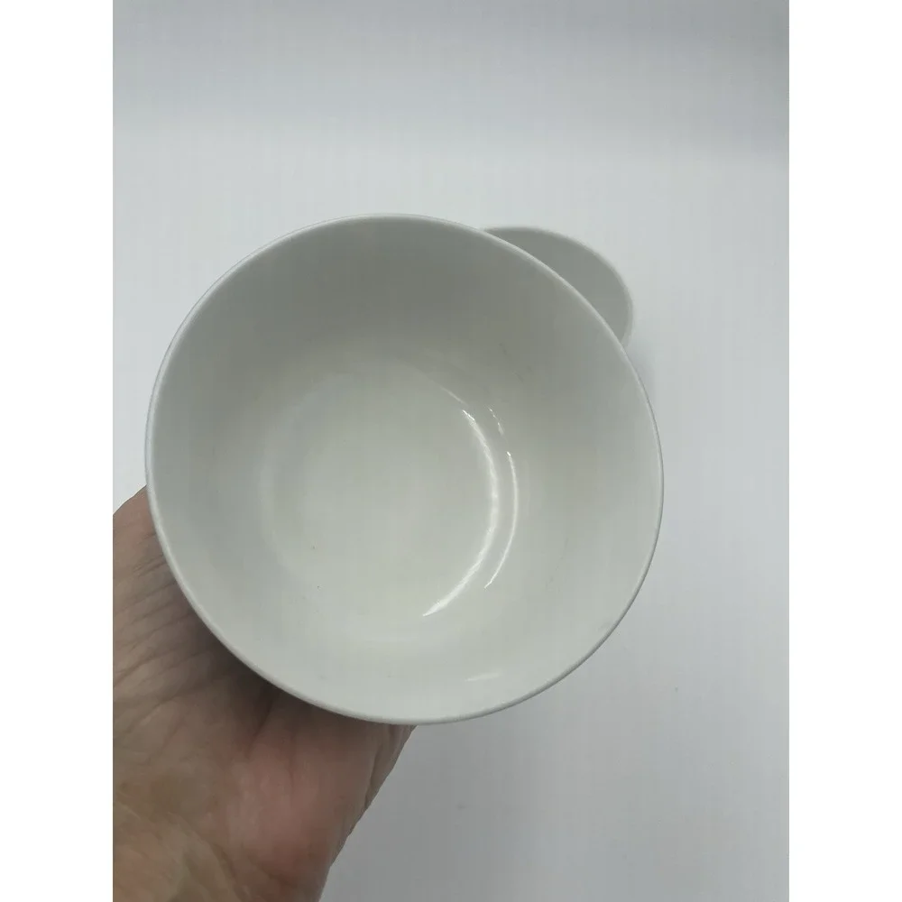 Set of 3 Antique Japanese‎ Chinese Asian Blue & White Rice Bowls
